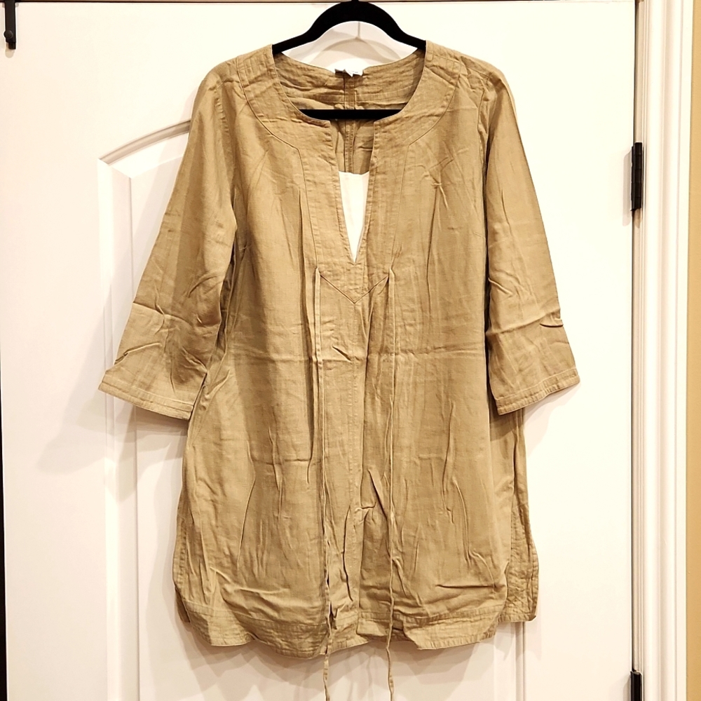Mimi Maternity Linen Top size L